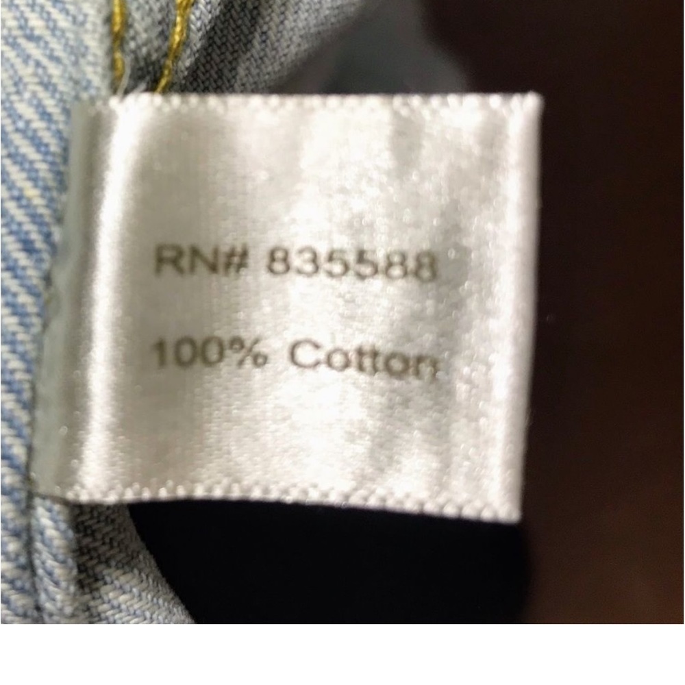 Boston Proper Two-Tone Light Wash Denim Jacket - Picture 9 of 10